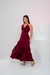 Vestido Longo de Alça c/ Franzido no Busto - Pollylarissa - comprar online