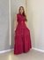 Vestido Longo de Alça Larga c/ Botões e Gola - Viscolinho na internet