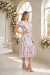 Vestido Midi de Manga c/ Botões e Babado - Sedinha - comprar online