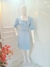 Vestido Intermediário Plinssado de Manga - Crepe Twil - comprar online