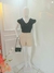 Blusa de Manguetinha de Babado Duplo - Shiffon - loja online