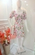 Vestido Intermediário de Manga Princesa e Cinto - Crepe Sedinha - comprar online