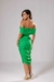 Vestido Midi Ciganinha Tubinho Drapeado c/ Zíper - Polylarissa na internet