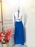 Vestido Longo de Alça c/ Bojo e Amarração Nas Costas - Nadilly