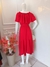Vestido Longo Ciganinha c/ Cinto de Tecido - Crepe Duna na internet