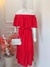 Vestido Longo Ciganinha c/ Cinto de Tecido - Crepe Duna - comprar online