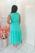 Vestido Longo de Alça de Amarrar e Amarração na Cintura - Viscose Premium na internet