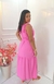 Vestido Longo de Alça de Amarrar e Amarração na Cintura - Viscose Premium - loja online