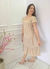 Vestido Midi de Manga Princesa - Crepe Duna na internet