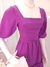 Vestido Intermediário de Manga 3/4 c/ Drapeado - Crepe Duna na internet