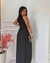 Vestido Longo de Alça Fina e Cinto de Amarração - Viscose Premium na internet