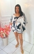 Conjunto Curto de Blusa Bata de Manga e Short - Crepe Duna - loja online