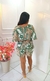 Conjunto Curto de Blusa Bata de Manga e Short - Crepe Duna - comprar online