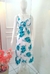 Vestido Longo Sereia de Alça e Laçinho - Crepe Sedinha - loja online