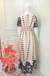 Vestido Longo de Manga Princesa, Pala e Pinças - Sedinha - Nadilly