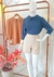 Blusa de Manga 3/4 c/ Golinha - Crepe Duna - Nadilly