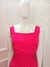 Vestido Intermediário de Alça Larga e Lástex - Viscolinho - Nadilly
