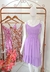 Vestido Intermediário de Alça e Lástex - Viscolinho - Nadilly