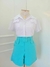 Cropped de Manga c/ Golinha e Bolsos - Viscolinho - comprar online