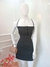 Vestido Curto de Alça c/ Drapeado no Busto - Alfaiataria - loja online