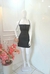 Vestido Curto de Alça c/ Drapeado no Busto - Alfaiataria - comprar online