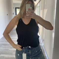 Musculosa Sola Glitter - Barysz