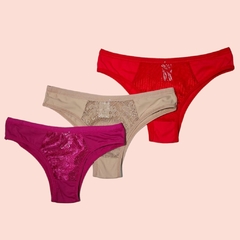 2239-CALCINHA RENDA FRONTAL TRADICIONAL - comprar online