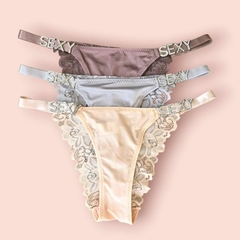 932-CALCINHA RENDA FIO SEXY - comprar online