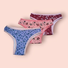 1224 - CALCINHA COTTON INFANTIL ESTAMPADA