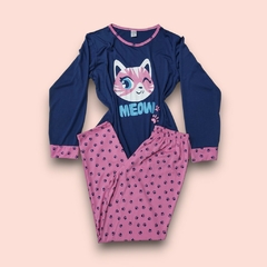 321-PIJAMA FEMININO ADULTO C/ PUNHO