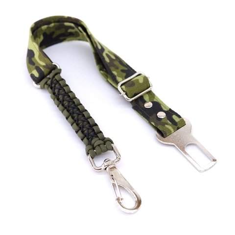 Cinto segurança veicular para pets viagem - Paracord ajustável