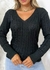 Blusa trancada tricot