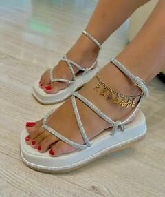 Flat Eloá Off White - comprar online