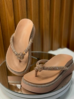 Flat Alice Glamour Nude - comprar online