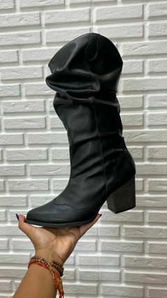 Bota Western Texana Slouch Preta na internet