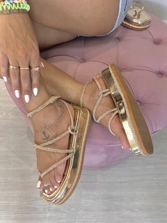 Flat Eloá Ouro - comprar online