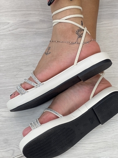 Papete Luna Amarração Off White - comprar online