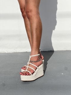 Anabela Trancoso Off White - comprar online