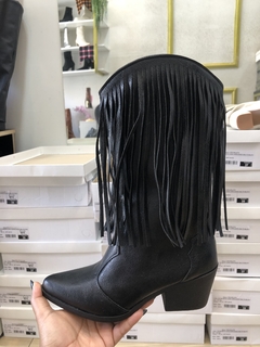 Bota Western Franja Preta - comprar online