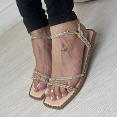 Rasteira Arco-Iris Nude