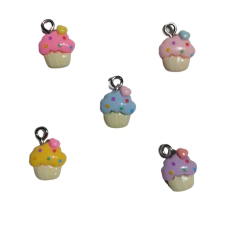 Pingentes Cupcake 10mm Sortidos - 5 unidades na internet