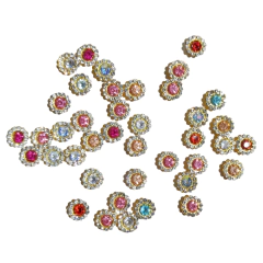 Chaton com Strass 10mm - 40 unidades Sortidas - Lorenah Fiore