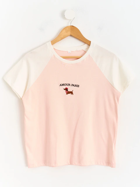 Imagen de Remera Analia "Amour Paris" (Jersey)