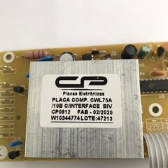 Placa Interface e potência para lavadora Consul CWL75A/CWL10B - CP0812