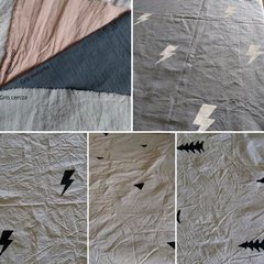 Fundas Nórdicas Reversible **RAYOS** Gris Cemento - tienda online