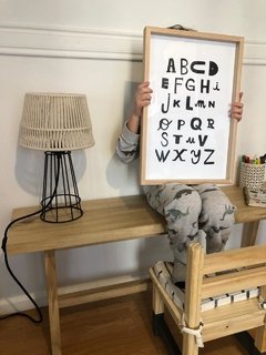 Cuadro ABC (enmarcado) - tienda online