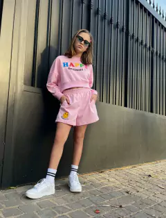 Buzo baby over rosa positivo talle 12 - Juanita Rocker Mayoristas