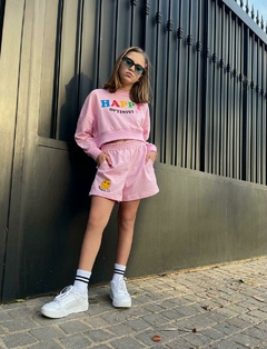 Buzo baby over rosa positivo talle 8 - comprar online