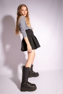 Falda Preppy Negra TALLE xs en internet