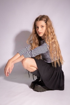 Falda Preppy Negra TALLE xs - tienda online